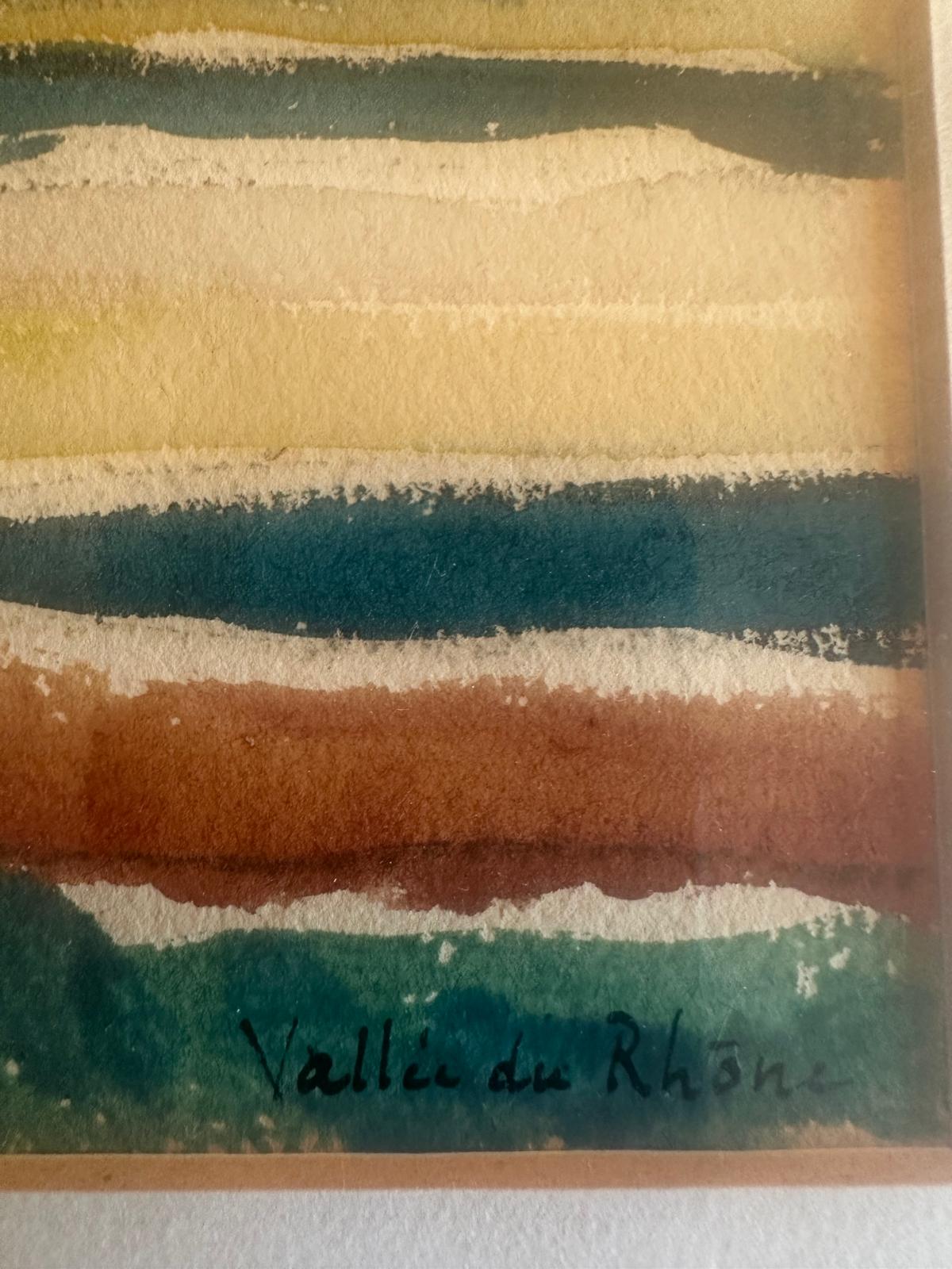 Détail – Edmond Bille Vallée du Rhône, 1923
