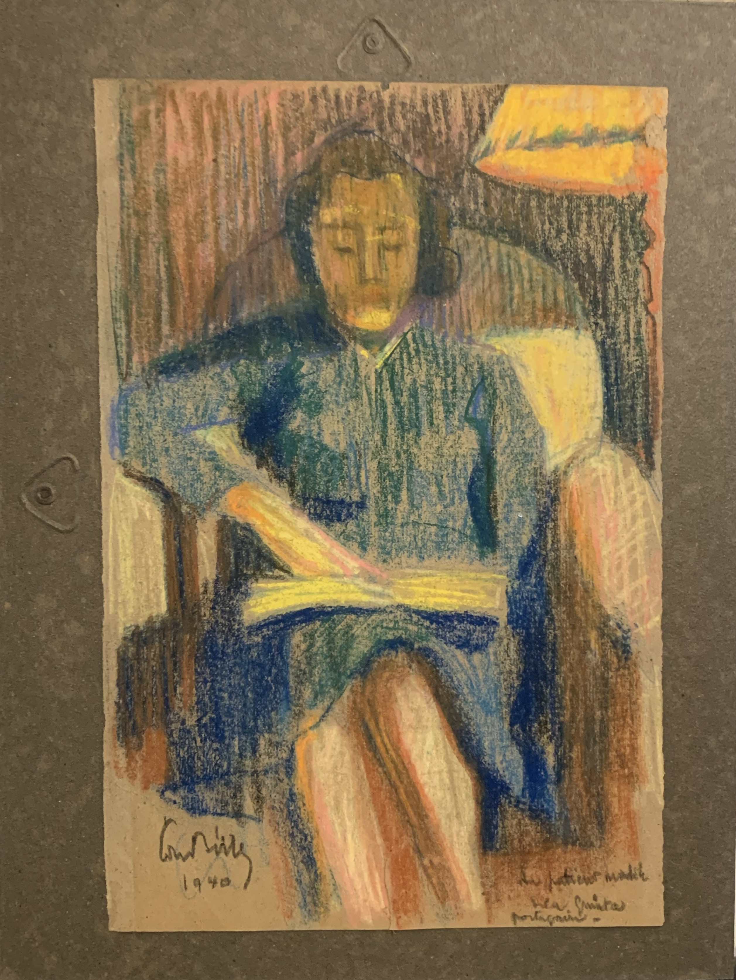 Edmond Bille Femme à la lecture, 1940