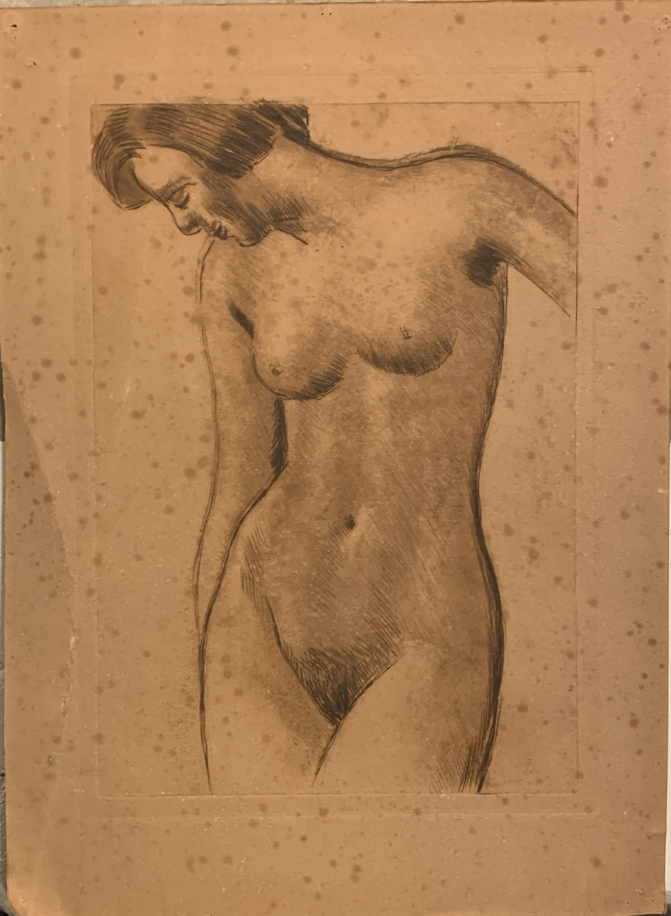 Edmond Bille Étude de nu féminin