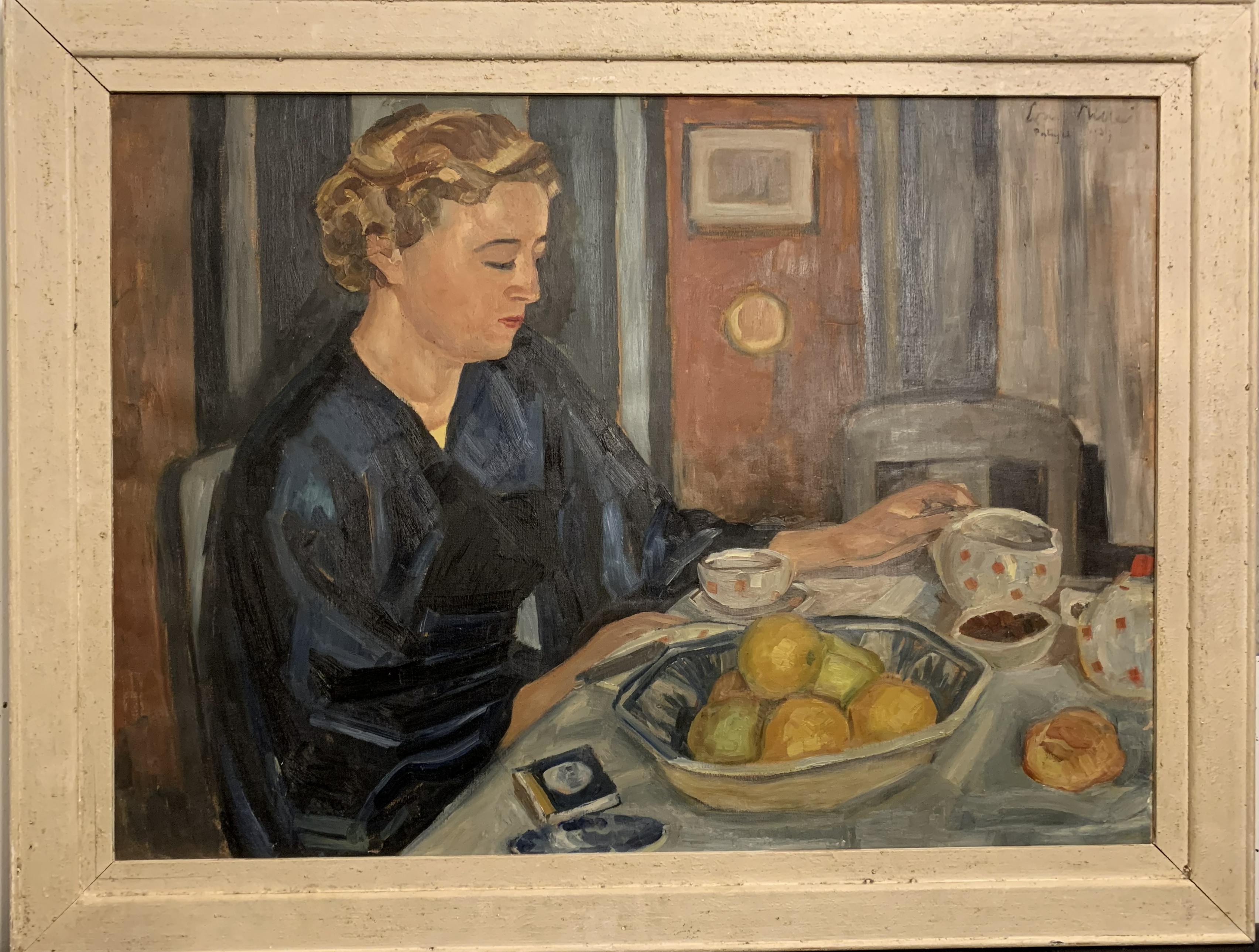 Edmond Bille Femme à table